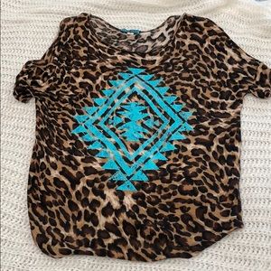 Crazy Train Cheetah Top